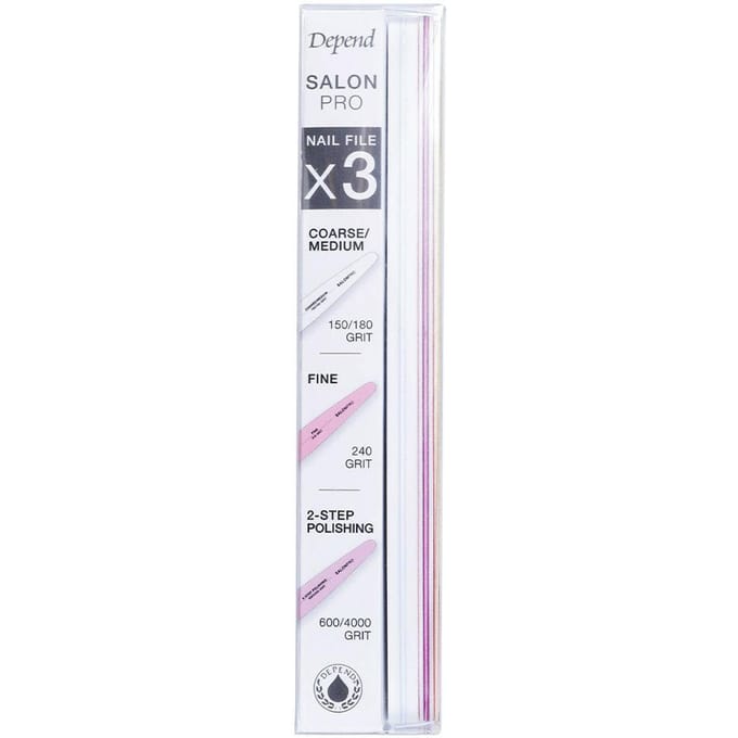 Depend Nail File Salon Pro Kit 3 st