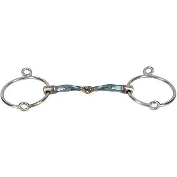Enkel paard bit Trust Sweet Iron Slow twist locked
