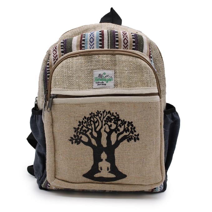 Kleine Hennep Rugzak - Rugtas - Bohdi Tree Design - 30x22x7cm