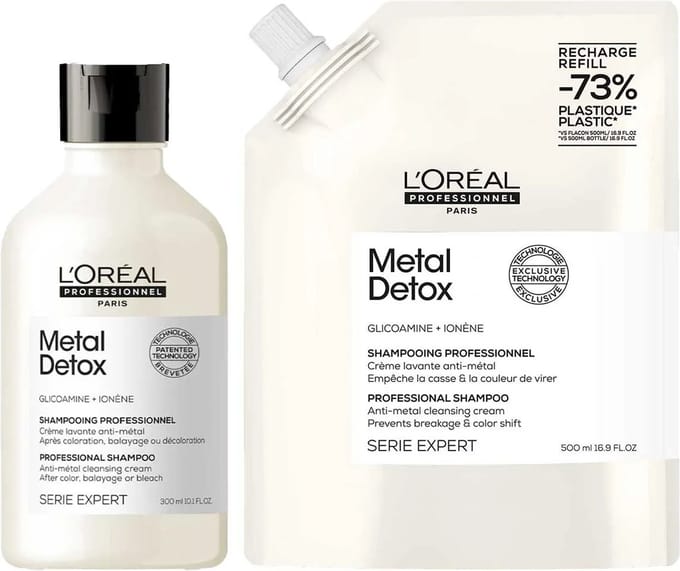 L'Oréal Professionnel - Metal Detox Shampoo Refill Set- 300+500ml