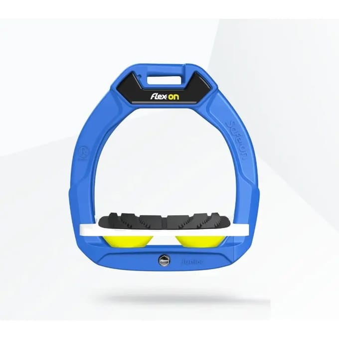 Veiligheidseindelen voor het rijden Scheve Grip Blauw/Wit/Geel kind Flex-On Safe-On