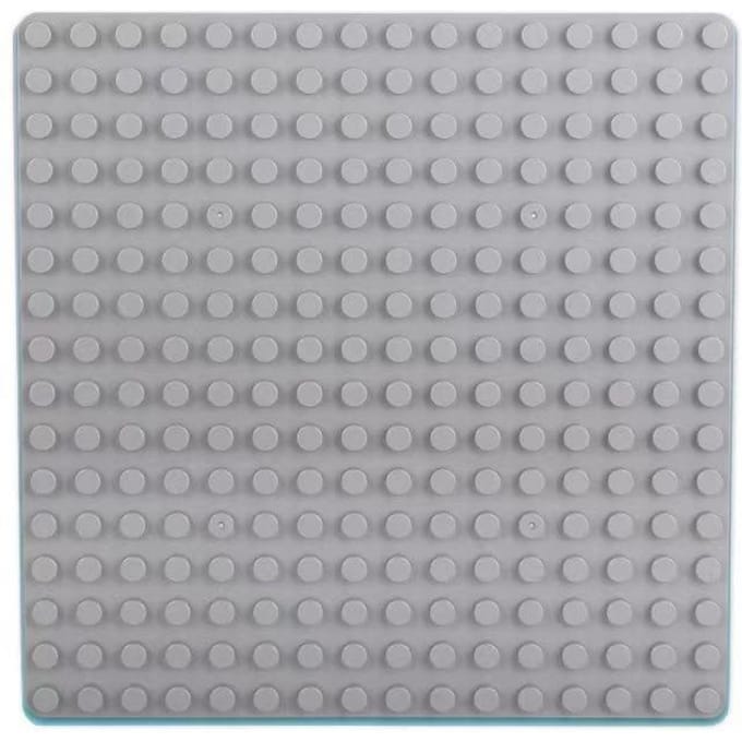 Plaque de base pour grands blocs de construction, compatible avec les murs de blocs de construction de maternelle, puzzle à petites pièces 25*25cm
