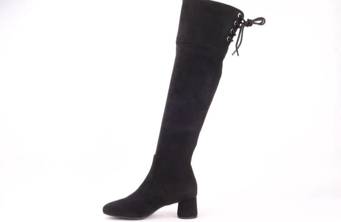 Pedro Miralles Dames Laars Lang | Zwart | Maat: 39