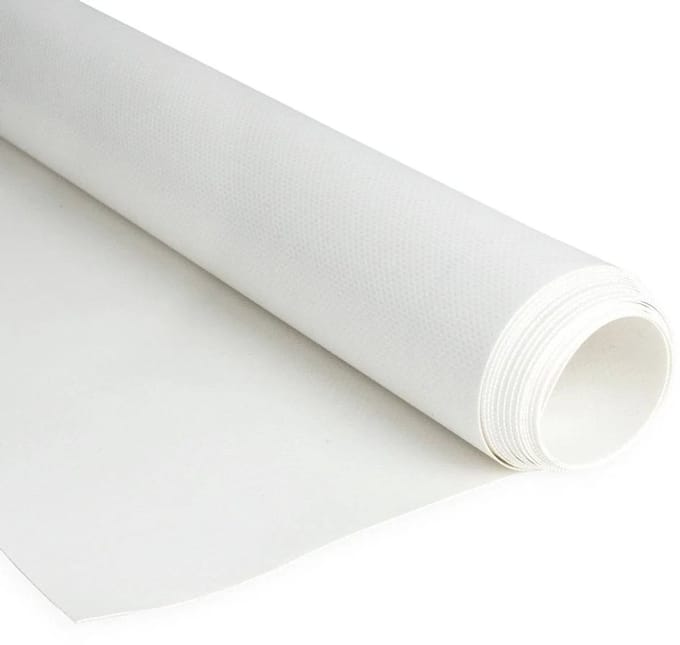 Afdekzeilwinkel - Pvc zeildoek - 430gr Wit 9003 Glans - per meter of rol