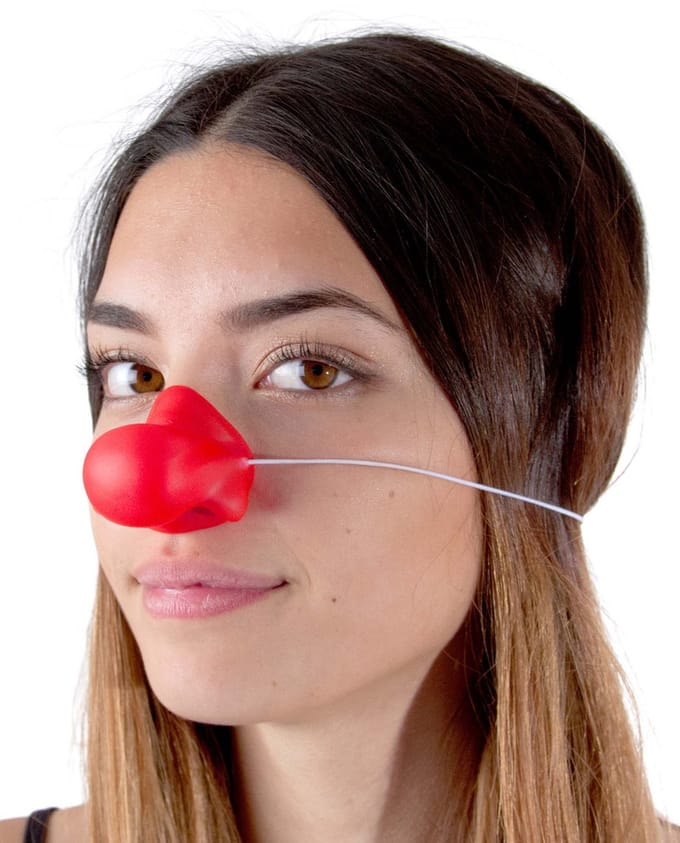 PARTYPRO - Rode bozo clown neus