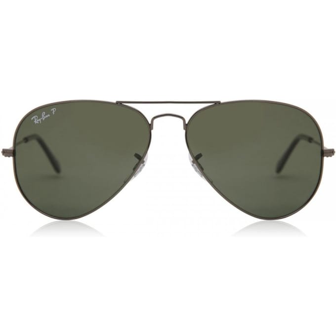 Ray-Ban RB3025 004/58 - Aviator (Classic) - zonnebril - Staalgrijs/Groen Klassiek G-15 - Polarized - 58mm