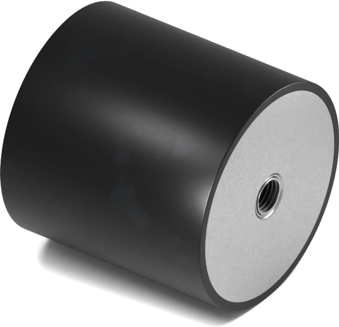 Rubbermagazijn - Trillingsdemper - Type C - 100x100mm - M16 - Prijs per stuk