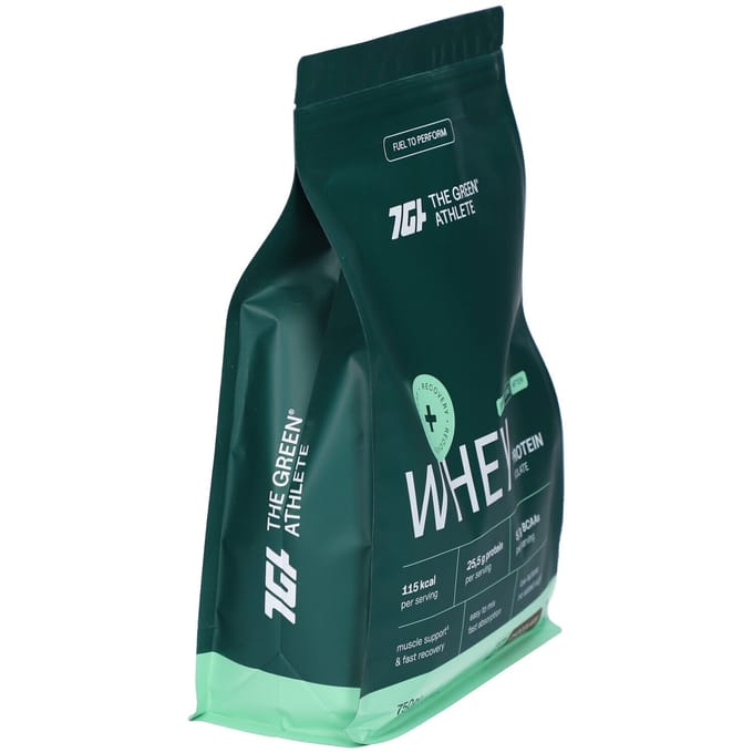 The Green Athlete Whey Protein Isolate Chocolate 750 Poeder