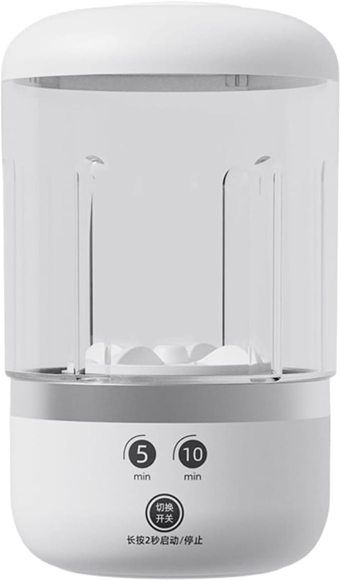 Draagbare Wasmachine - Kleine Wasmachine - Snel Wassen - Draadloos Ontwerp - 215 cm - Wit