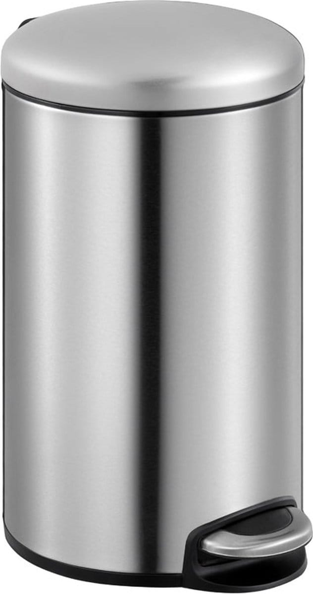 EKO - Maggey pedaalemmer 20 liter - Stainless steel Polypropyleen - mat RVS - Prullenbak