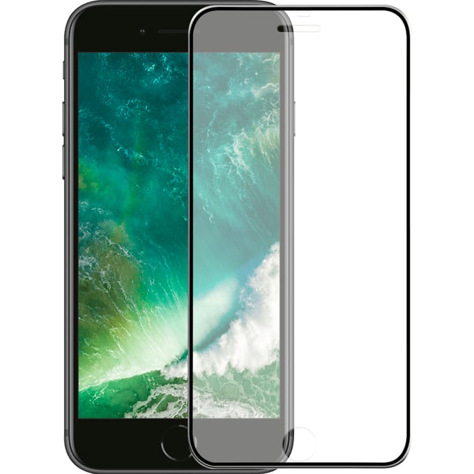 iPhone 6 screenprotector gehard glas Edge to Edge - metaal