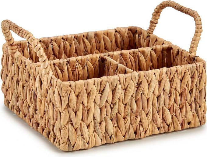 Multi-Functionele Organiser 20,5 x 16 x 31 cm Metaal Bruin Waterhyacint