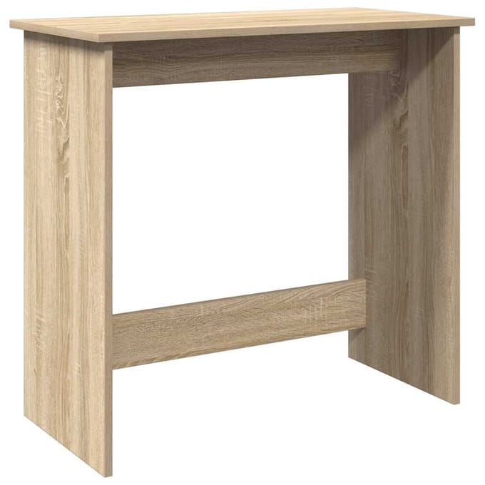 vidaXL - Bureau - 80x40x75 - cm - bewerkt - hout - sonoma - eikenkleurig