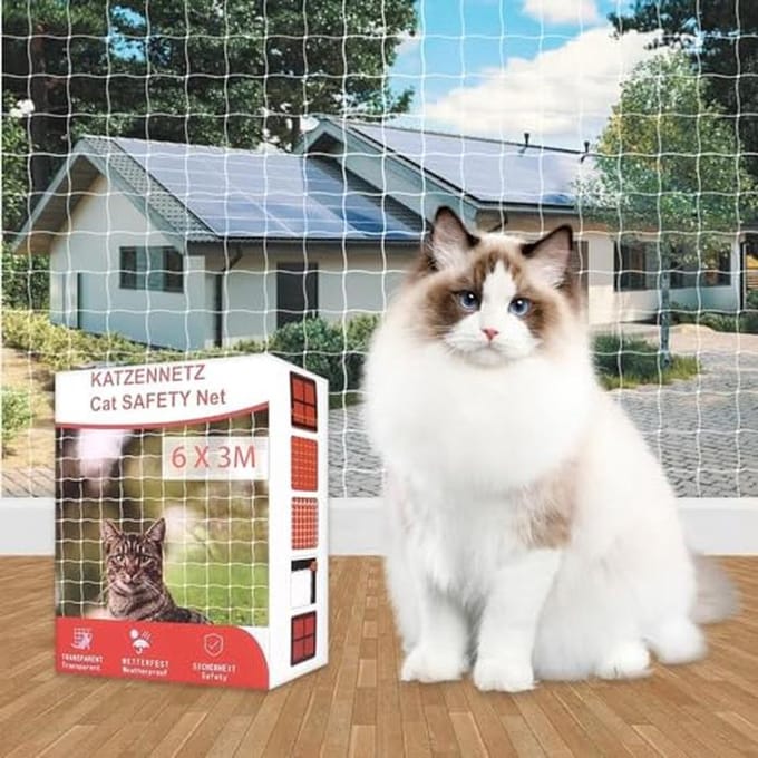 Kattennet voor balkon - 30 stuks voor optimale veiligheid