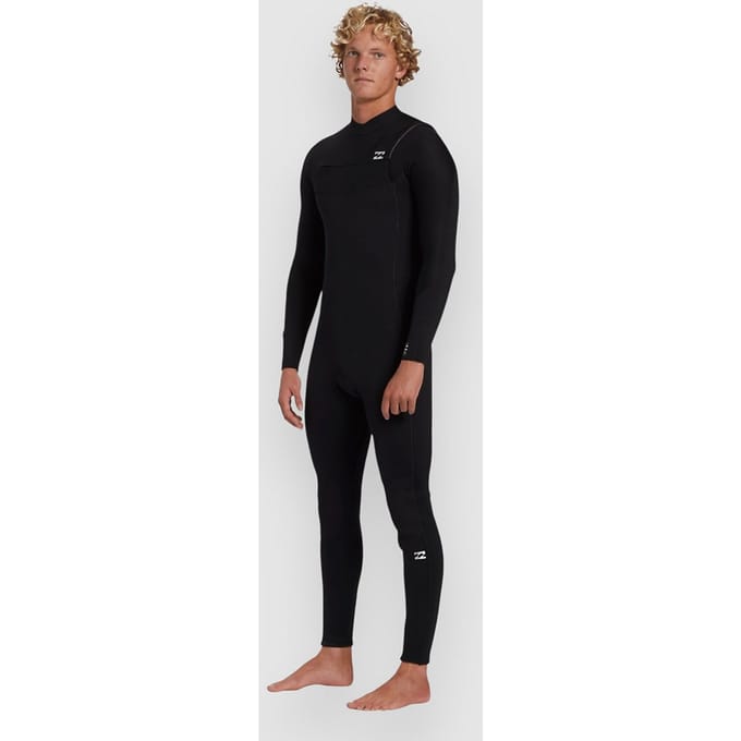 Eendelige combinatie Billabong Foil 4/3 Less-Zip