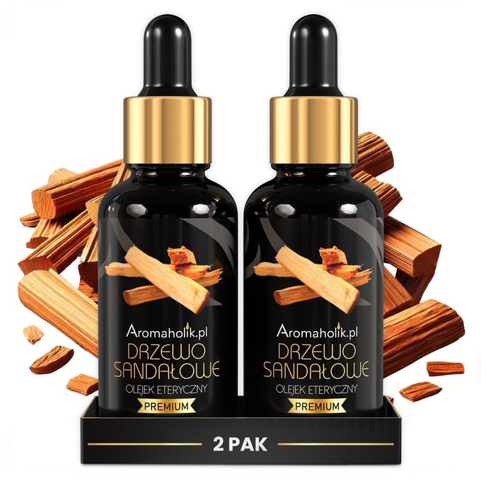 Aromaholik - Serie SANDALWOOD - Etherische Olie - 100% Natuurlijk - 2x 30ml