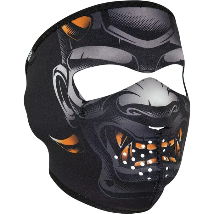 Motorfiets bivakmuts Zan Headgear horned demon