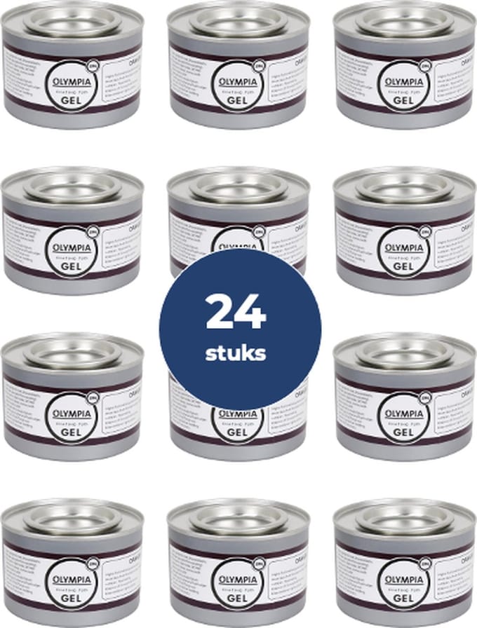 Olympia Brandpasta Gel in blikjes a 200 gram (24 stuks)