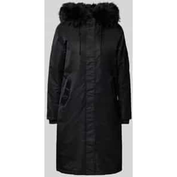 Regular fit parka met imitatiebont model 'Jilla'