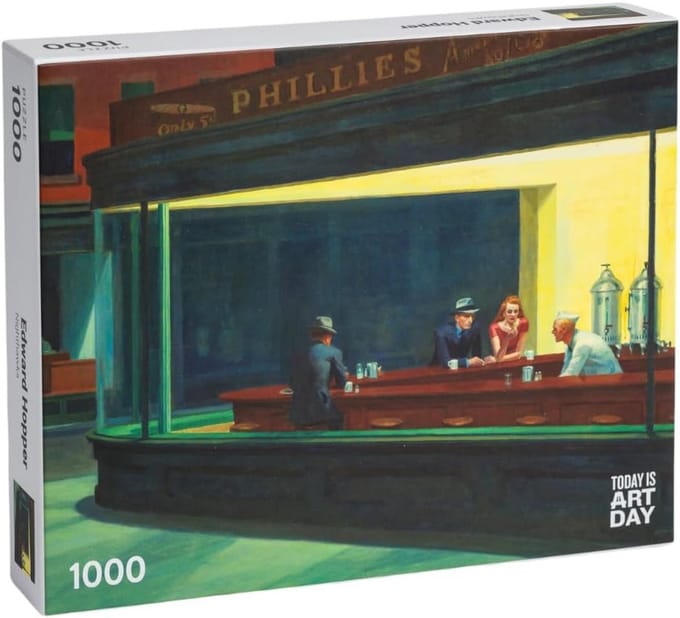 Mooie Puzzel 1000 Stukjes Kunstwerk Klassiek Amerikaans Schilderij