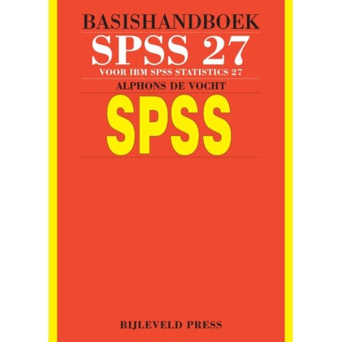 Basishandboek Spss 27 - Alphons de Vocht