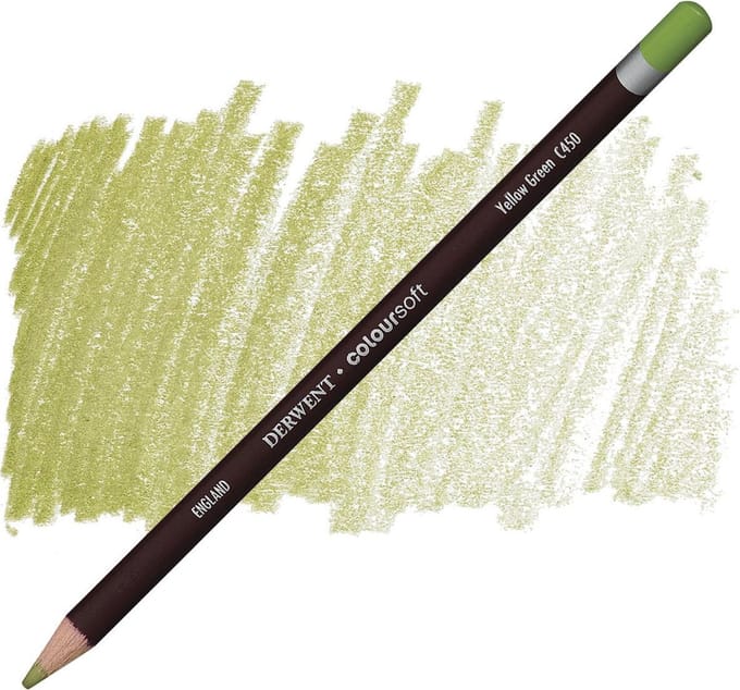 Derwent Coloursoft potlood Yellow Green C450
