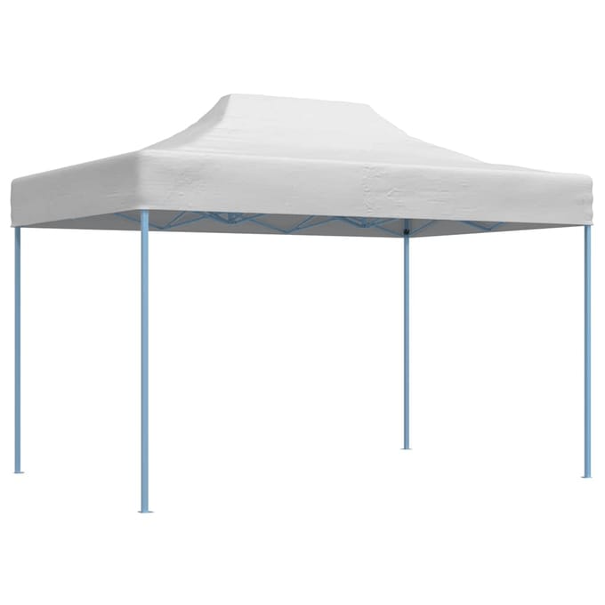 vidaXL - Partytent - inklapbaar - 280x410x315 - cm - staal - wit
