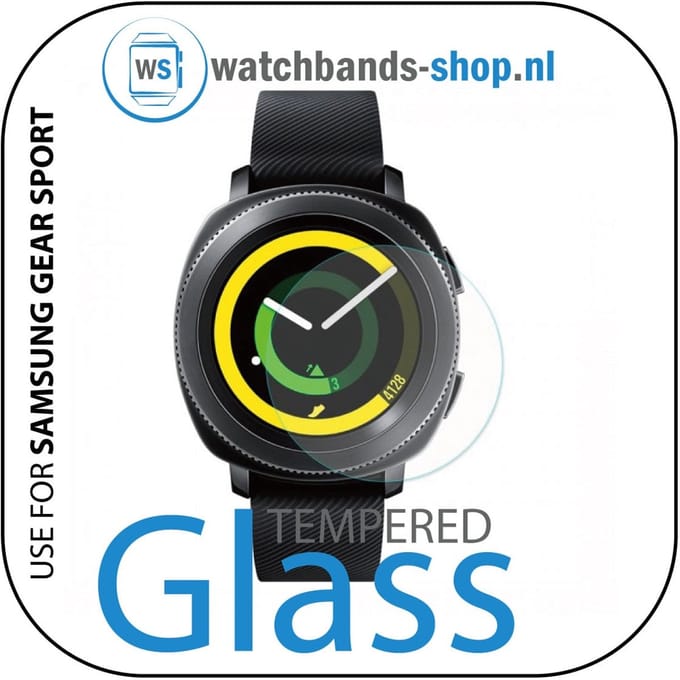 Screenprotector - Samsung Gear Sport Galaxy Watch 42mm - transparant glas