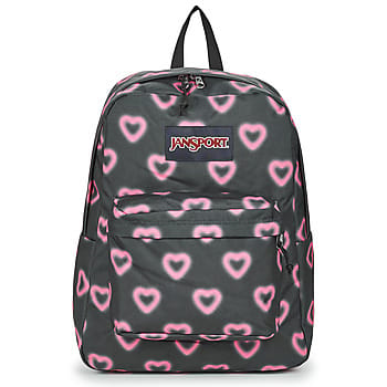 JanSport SuperBreak One Rugzak - HAPPY HEARTS BLACK