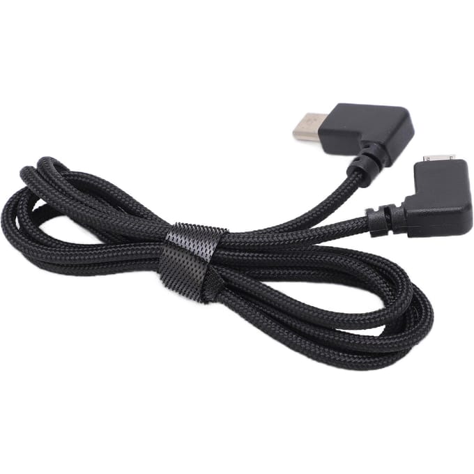 FPV Goggles Stroomkabel Duurzaam Lichtgewicht Draagbaar Patchkabel voor Vliegbrillen Android black