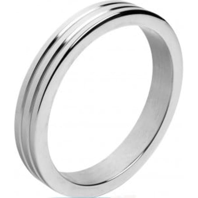 Metalen Geribbelde Cockring
