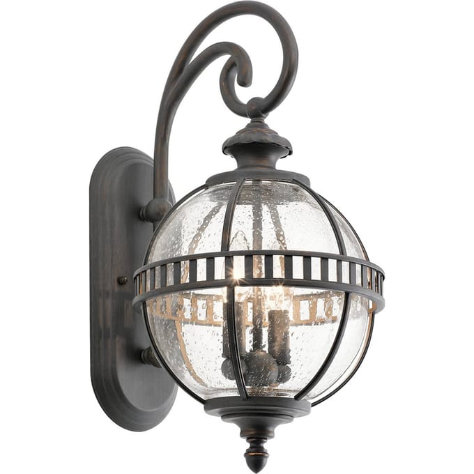 Kichler LED Wand Buitenlamp Halleron | 2X E14 Max 40W | IP44 | Dimbaar | Londonderry