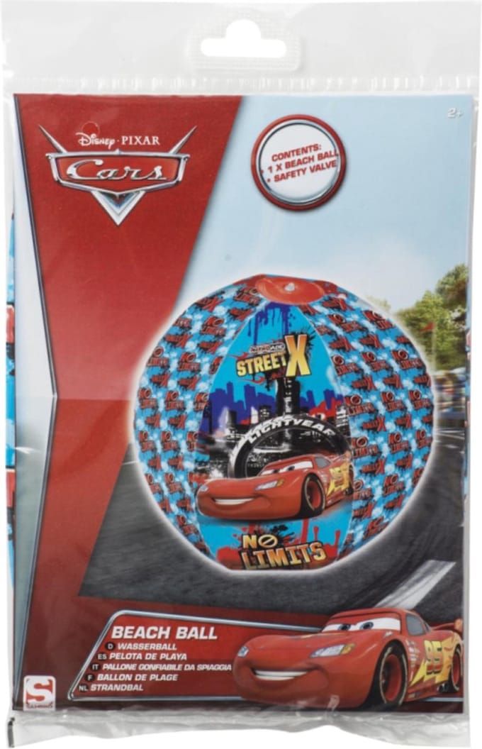Cars Beach Ball in Bag