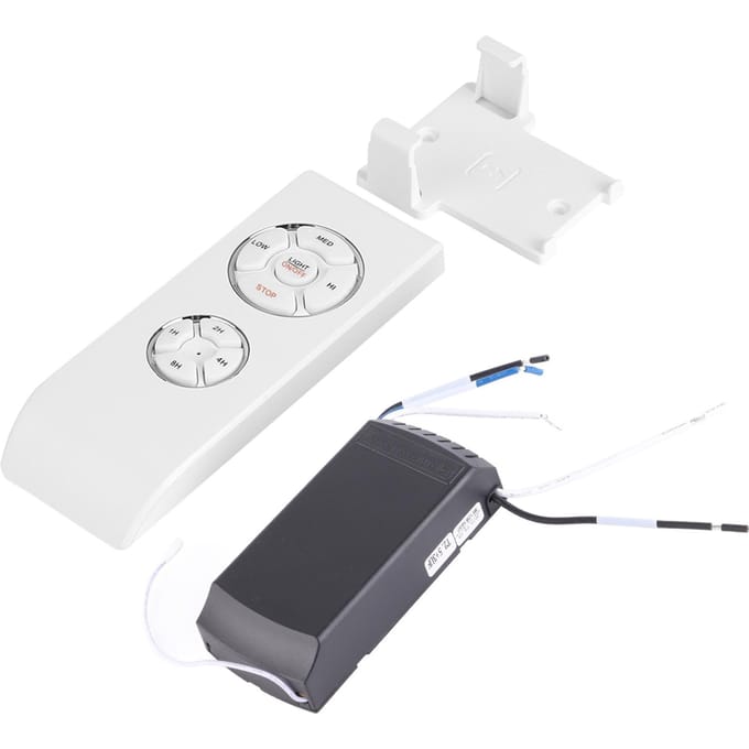 4 Timing 3 Snelheden Universele Plafond Hanglamp Ventilator Draadloze Afstandsbediening Kit wit