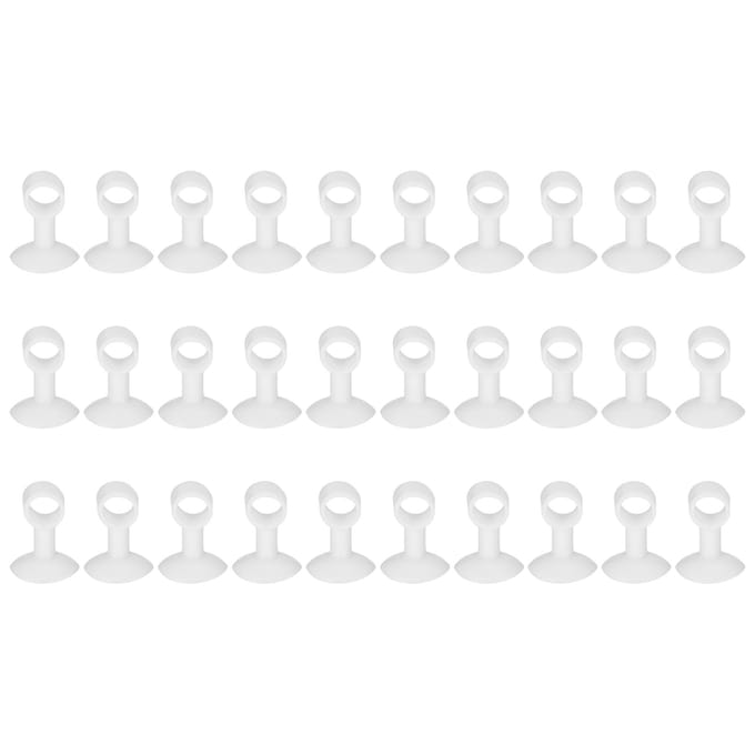 30 Stuks Deurstopper Silicone Anti-Botsing Deurklink Stopper Geluidsdempend Zuignap Buffer Botsingskussen
