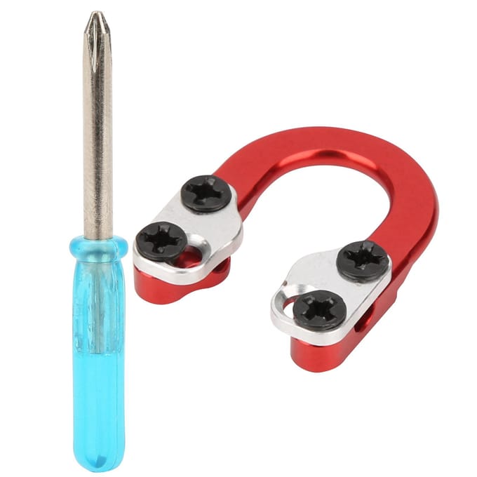 Metalen D-ring Schiet Compound Boog Accessoires Boogschietuitrusting met Schroevendraaierrood