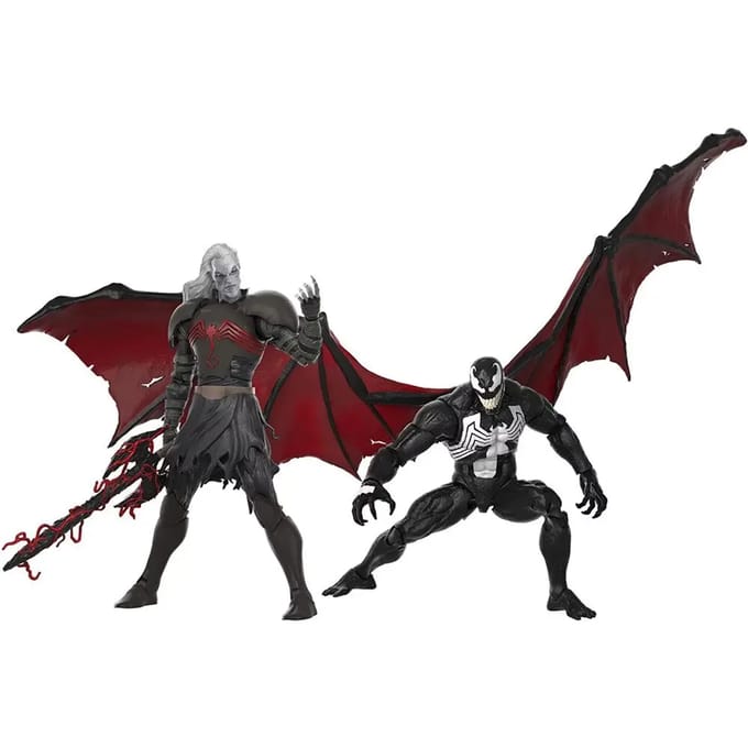 Beeldje Hasbro Marvel Legends King in Black Marvel Knull and Venom (x2)