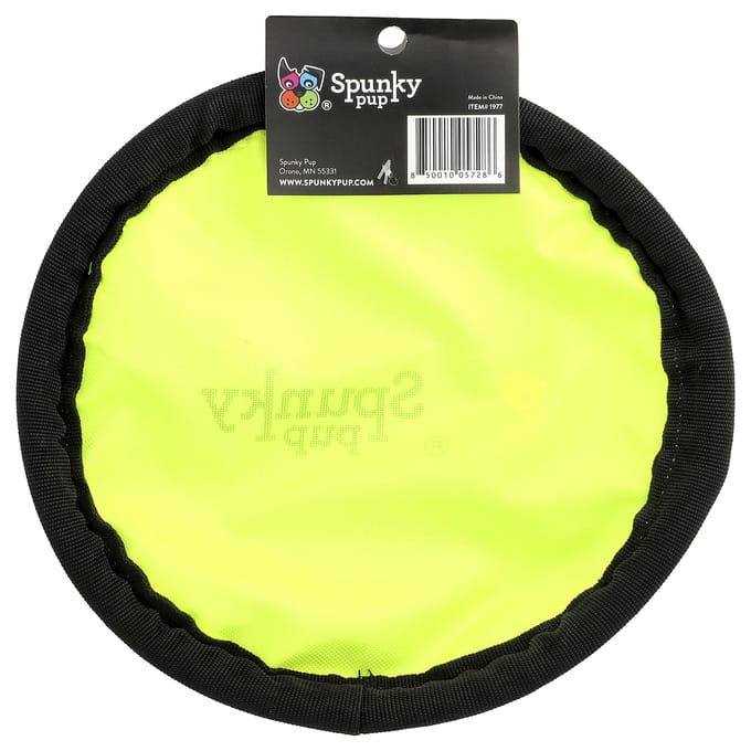 Chiot plein d'entrain, Frisbee souple plein d'entrain, 1 pièce white