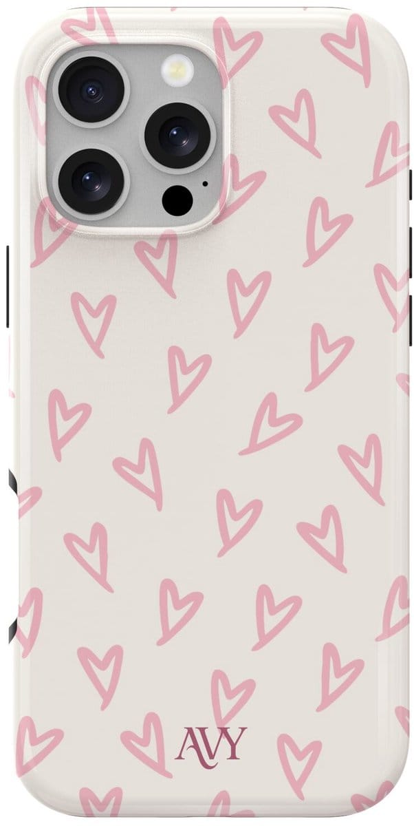 AVY Hard Shell Back Cover | geschikt voor Apple iPhone 16 Pro Max | Cupid Blush | Compatibel met MagSafe & Qi2