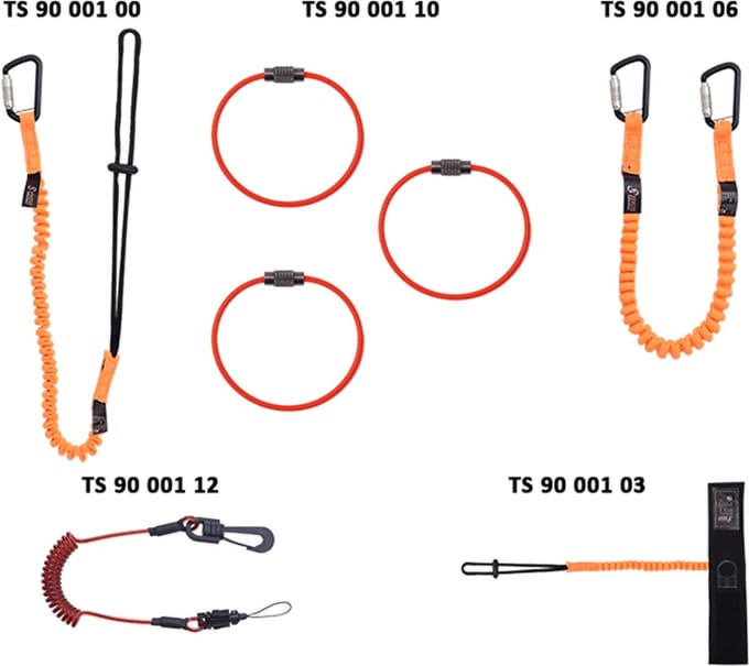 Kratos Safety gereedschapslijnenset 7 stuks - TS9010100 - 1.30 m