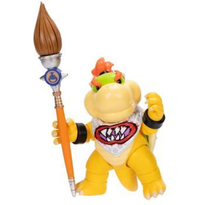 Jakks The Super Mario Galaxy Movie - Bowser Jr with Paint Brush Action Figure 12 cm