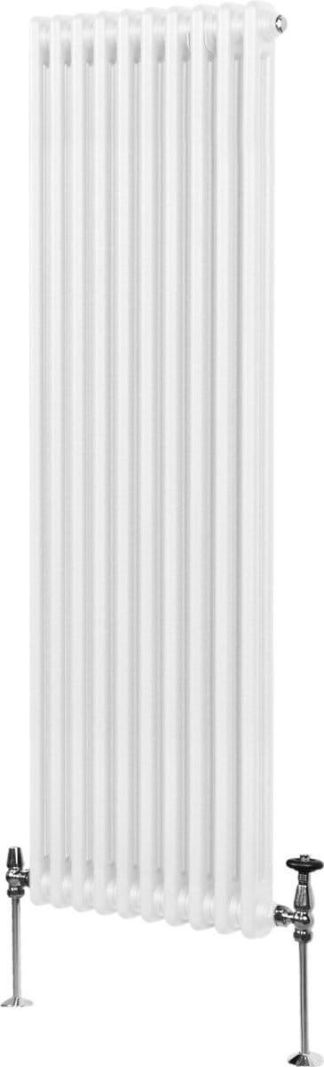 Verticale 2-kolomsradiator - wit - 1800x472 mm - 5300 btu