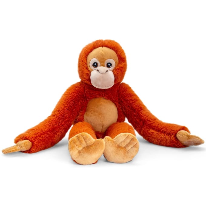 Keel Toys Pluche - Lange Orang-Oetan - 38 CM