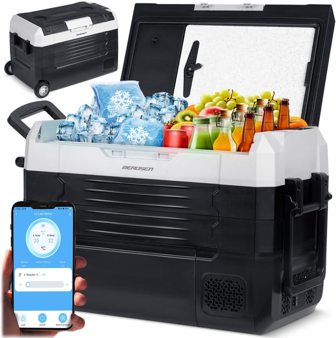 Berdsen Icemax 400 Serie - Draagbare Compressor Koelkast - 40L - Zwart-Grijs