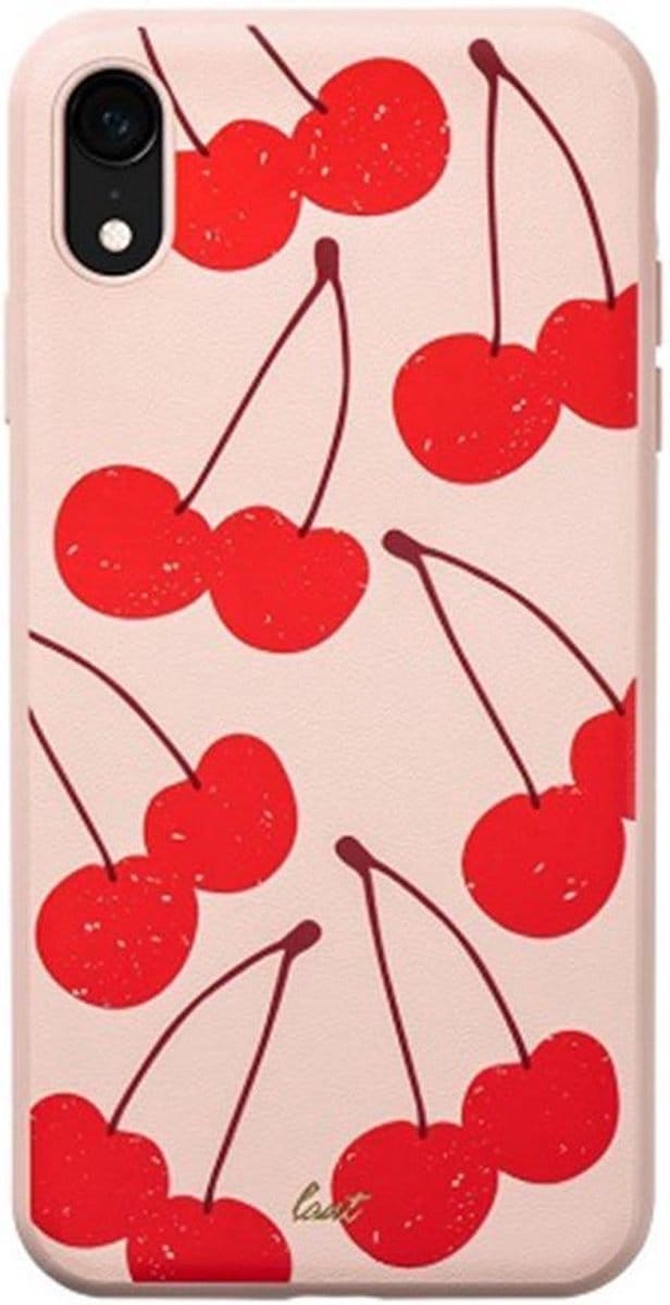 LAUT - iPhone Xr Hoesje - Back Case Tutti Fruti Kersen