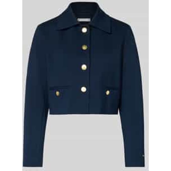 Regular fit korte blazer van viscosemix Model 'PUNTO'