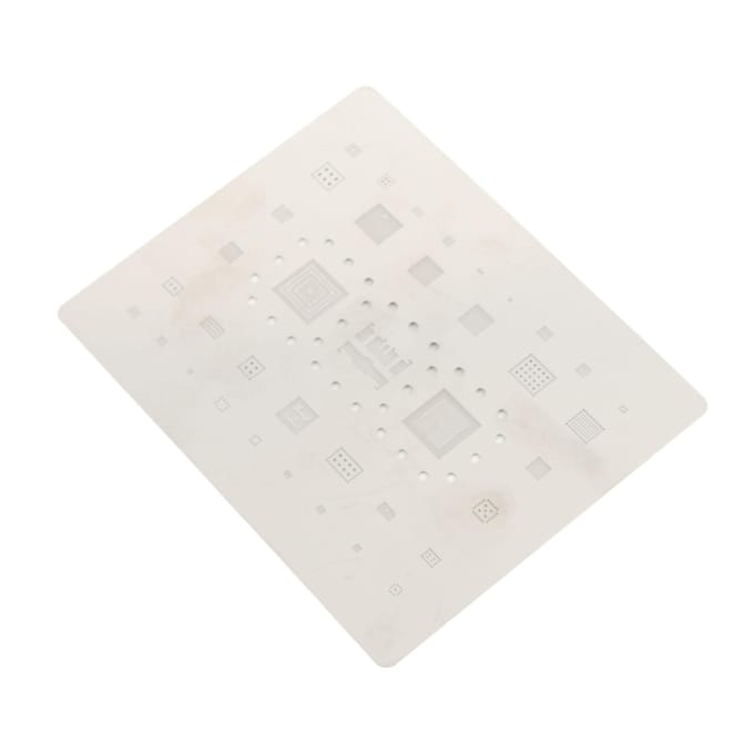 Telefoonblik Reballing Stencil Half Gravure Proces CPU Soldeer Planten Sjabloon Net voor A53 Serie white