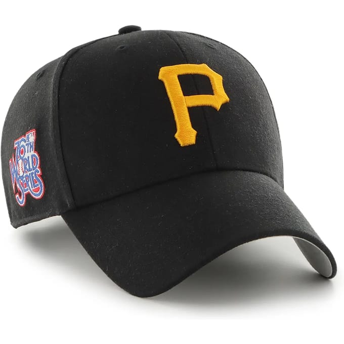 47 Mlb Pittsburgh Pirates Sure Shot Mvp Snapback Cap Zwart Man