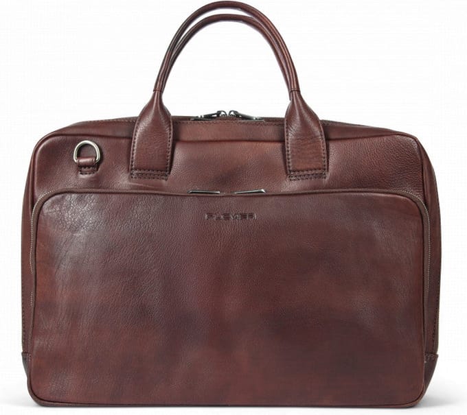 Plevier Larry laptoptas 16 inch bruin.