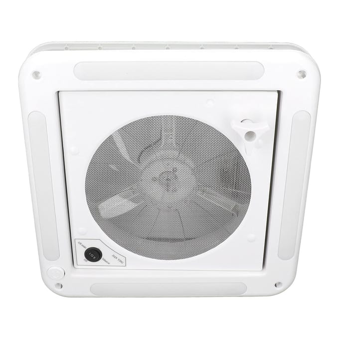 RV Dakventilator 12V 3.6W Omkeerbare Afzuigventilator Luchtventilatie Plafondventilator met Licht voor Boot